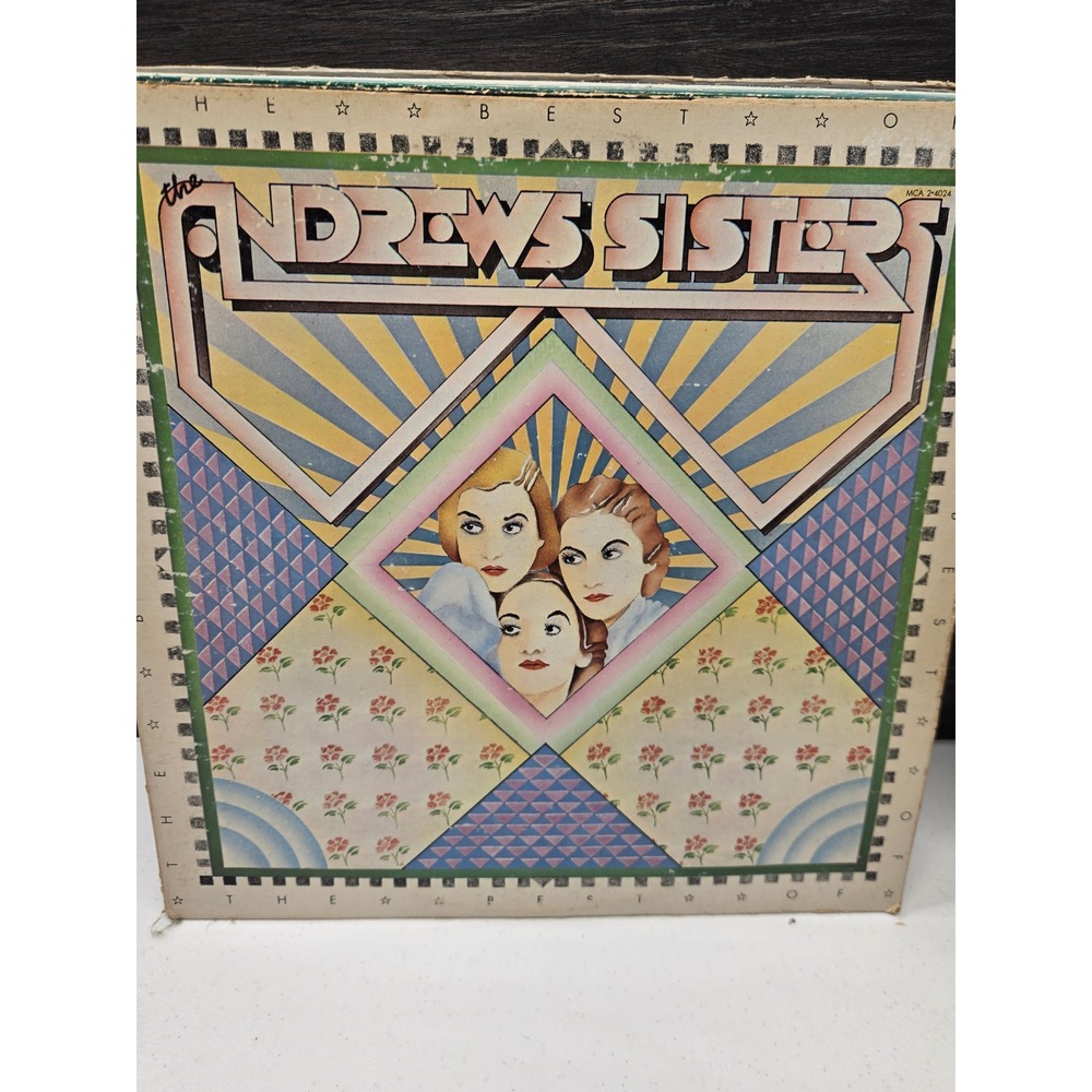 The Best of The Andrews Sisters Vinyl Record 2 LP MCA 2-4024 Swing Jazz Pop